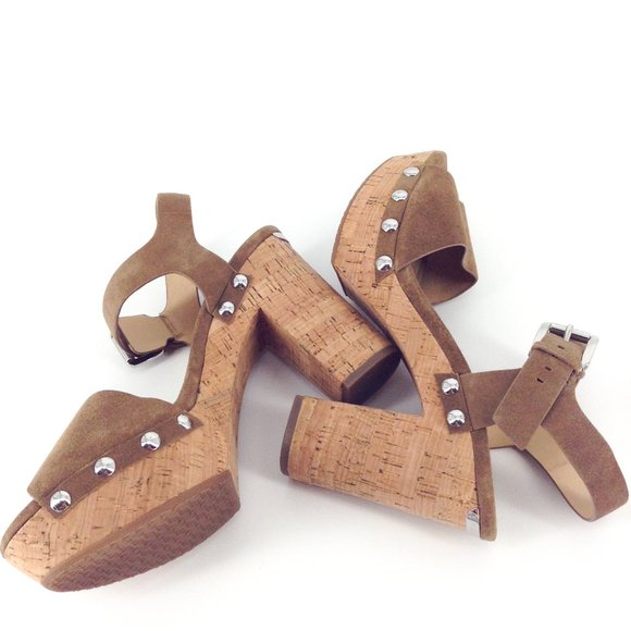 MICHAEL MICHAEL KORS Hayden Suede Platform Sandal - Picture 4 of 8